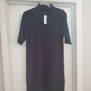 ANN TAYLOR SIDE BUTTON SWEATER DRESS